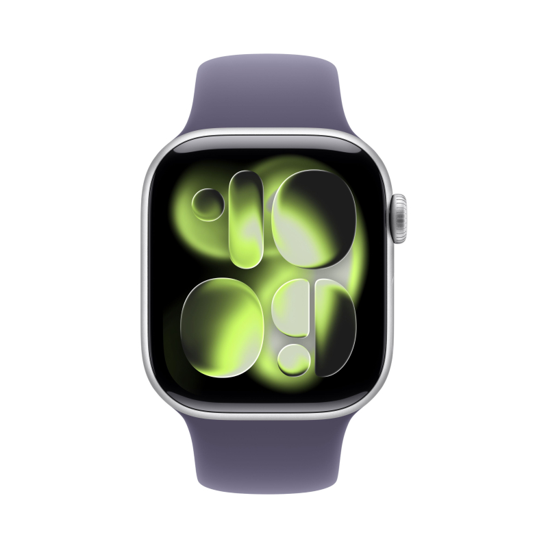 Apple Watch S11 Sport Band, Silver-Purple Fog, S/M