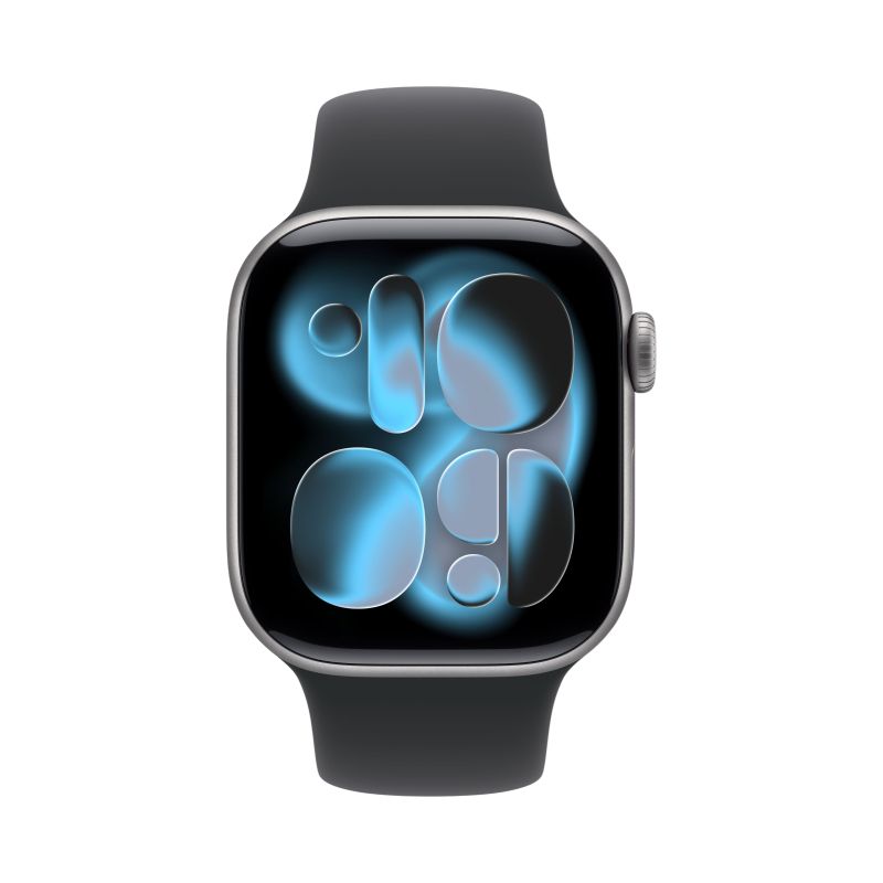 Apple Watch S11 Sport Band, Space Gray-Black, S/M