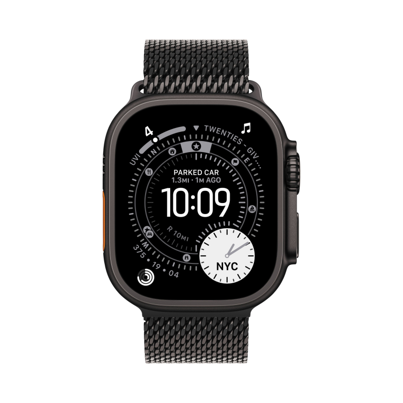 Apple Watch Ultra 3 Milanese, Black, M
