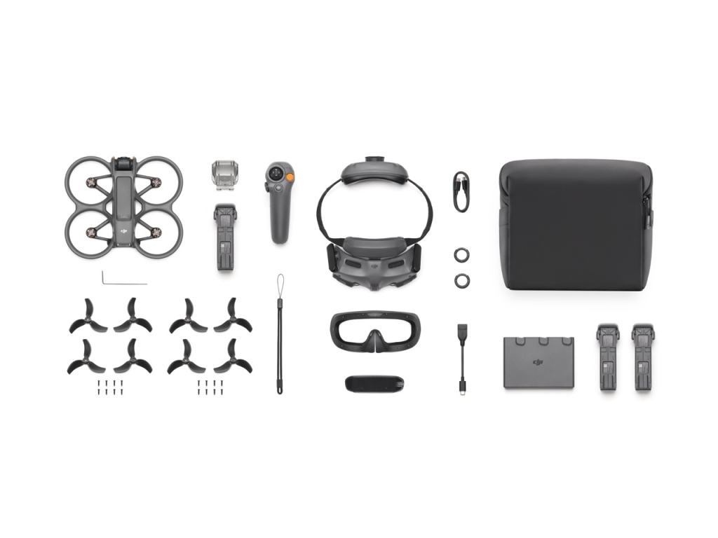 DJI Avata 2 Fly More Combo (Three Batteries), 46 ГБ, Gray