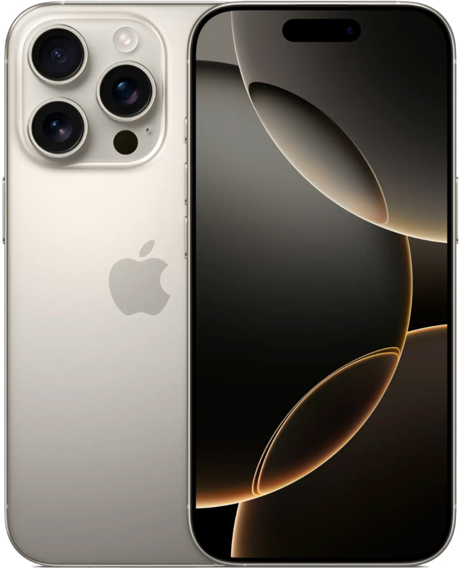 iPhone 16 Pro, 256 ГБ, Titanium Natural, SIM + eSIM