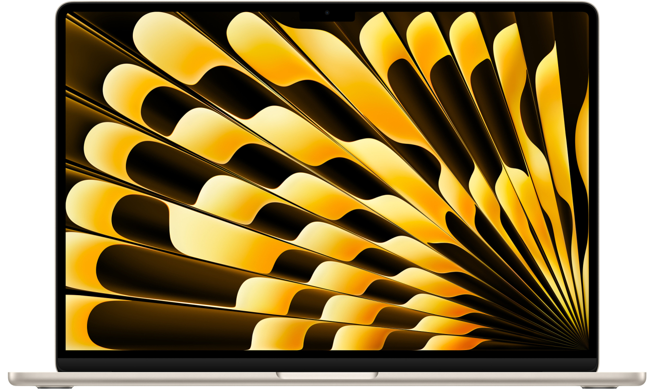 MacBook Air 15 M4, 256 ГБ, ОЗУ 16 ГБ, Starlight